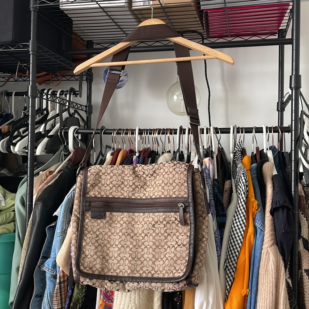 Coach Signature Jacquard Map Bag F70699 - Picture 12 of 12
